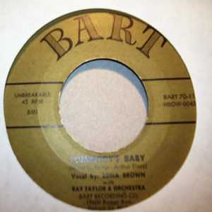 EDNA BROWN WITH THE RAY TAYLOR ORCHESTRA SOMEBODY'S BABY / WANDERING WOMAN