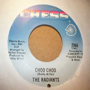 RADIANTS — CHOO CHOO / IDA MAE FOSTER record label scan
