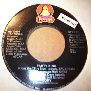 CORY — PARTY KING / FIRE SIGN record label scan
