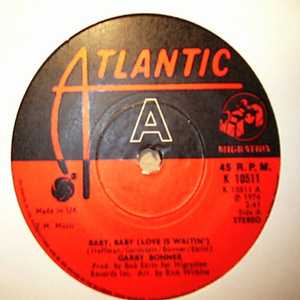 GARRY BONNER BABY, BABY / HAPPY TOGETHER