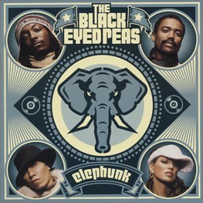 BLACK EYED PEAS — ELEPHUNK record label scan