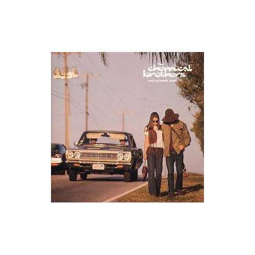 CHEMICAL BROTHERS — EXIT PLANET DUST record label scan