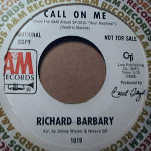 RICHARD BARBARY CALL ON ME / LIKE YOU BABE