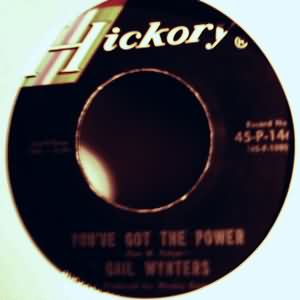 GAIL WYNTERS — YOU'VE GOT THE POWER / HAVE A GOOD TIME record label scan