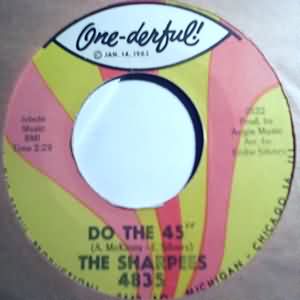 SHARPPEES — DO THE 45 / MAKE UP YOUR MIND record label scan