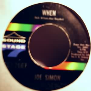 JOE SIMON WHEN / THAT’S THE WAY I WANT OUR LOVE