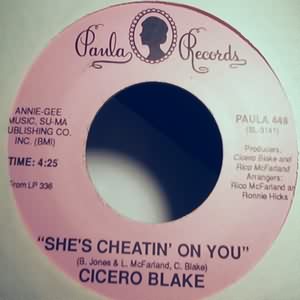 CICERO BLAKE SHES CHEATIN ON YOU / SCHOOL OF LIFE