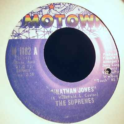SUPREMES NATHAN JONES / HAPPY