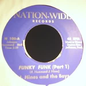 J HINES AND THE BOYS FUNKY FUNK / PT 2