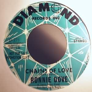 RONNIE DOVE — CHAINS OF LOVE / SAME record label scan