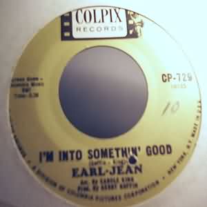EARL-JEAN — I'M INTO SOMETHIN GOOD / WE LOVE AND LEARN record label scan