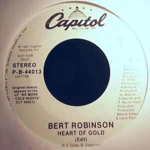 BERT ROBINSON — HEART OF GOLD / SAME alternate record image 2
