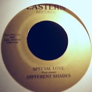 DIFFERENT SHADES — SPECIAL LOVE / SAME record label scan