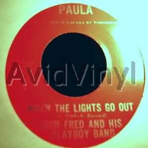 JOHN FRED AND HIS PLAYBOY BAND WHEN THE LIGHTS GO OUT / JUDY IN DISGUISE