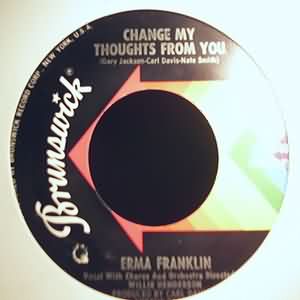 EMMA FRANKLIN — CHANGE MY THOUGHTS FROM YOU / GOTTA FIND ME A LOVER record label scan