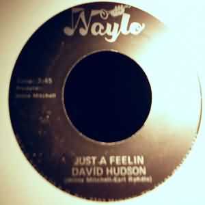 DAVID HUDSON — JUST A FEELIN / LET'S GET BACK TOGETHER record label scan