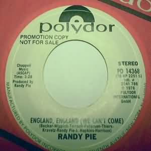 RANDY PIE ENGLAND ENGLAND / SAME