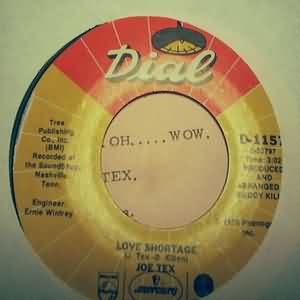 JOE TEX LOVE SHORTAGE / MAMA RED