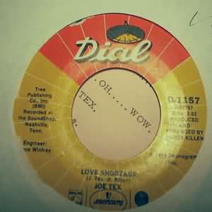 JOE TEX LOVE SHORTAGE / MAMA RED