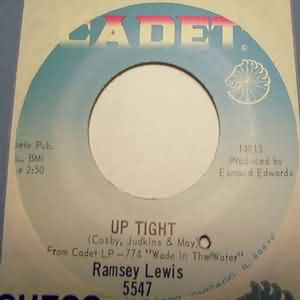 RAMSEY LEWIS — UP TIGHT / MONEY IN THE POCKET record label scan