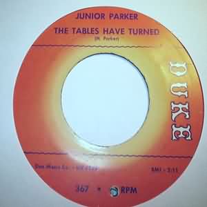 JUNIOR PARKER — TABLES HAVE TURNED / YONDERS WALL record label scan