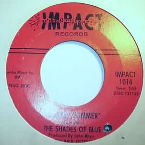 SHADES OF BLUE — LONELY SUMMER / WITH THIS RING record label scan