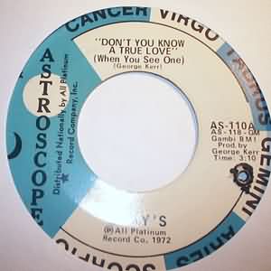 O'JAYS DON'T YOU KNOW A TRUE LOVE / PEACE