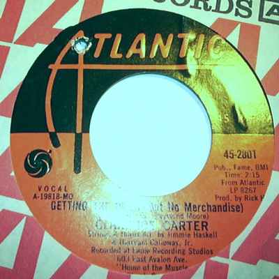 CLARENCE CARTER — GETTING THE BILLS / COURT ROOM record label scan