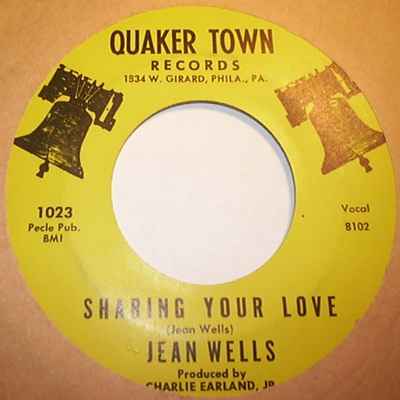 JEAN WELLS SHARING YOUR LOVE / SONG OF THE BELLS