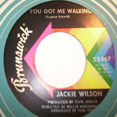 JACKIE WILSON YOU GOT ME WALKING / THE FOUNTAIN