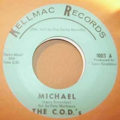 C.O.D.S — MICHAEL / CRY NO MORE record label scan
