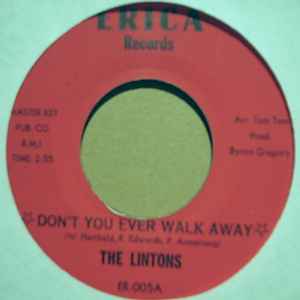 LINTONS — DON'T YOU EVER WALK AWAY / LOST LOVE record label scan