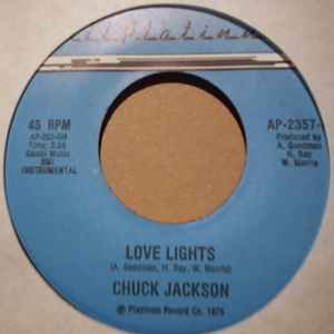 CHUCK JACKSON — LOVE LIGHTS INSTRUMENTAL / VOCAL record label scan