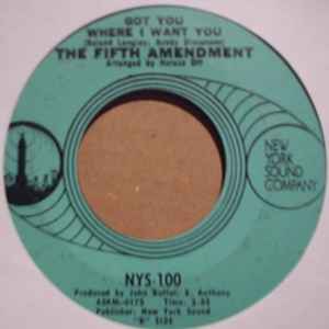 FIFTH AMENDMENT I GOT YOU WHERE I WANT YOU / PLEASE DON'T LEAVE ME NOW