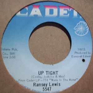 RAMSEY LEWIS — UPTIGHT / MONEY IN THE POCKET record label scan