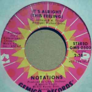NOTATIONS — IT'S ALRIGHT / SAME record label scan