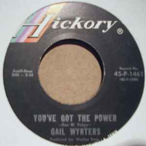GAIL WYNTERS — YOU'VE GOT THE POWER / HAVE A GOOD TIME record label scan
