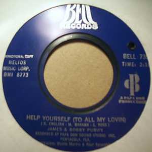JAMES AND BOBBY PURIFY HELP YOURSELF  / LAST PIECE OF LOVE