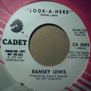 RAMSEY LEWIS — LOOK A HERE / SUMMERTIME record label scan
