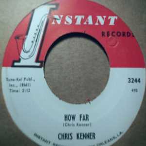 CHRIS KENNER — HOW FAR / TIME record label scan