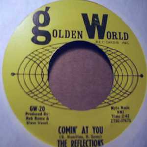REFLECTIONS — COMIN' AT YOU / POOR MANS SON record label scan