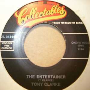 TONY CLARKE / MITTY COLLIER — ENTERTAINER / I HAD A TALK WITH MY MAN record label scan