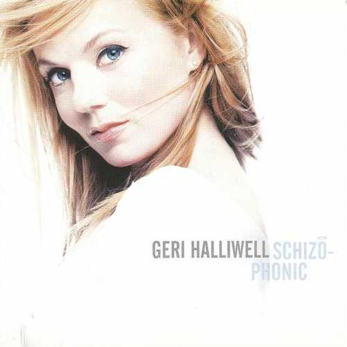 GERI HALLIWELL — SCHIZOPHONIC record label scan