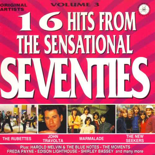 VARIOUS — HITS FROM THE SEVENTIES VOLUME 3 record label scan