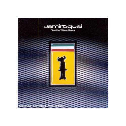 JAMIROQUAI — TRAVELLING WITHOUT MOVING record label scan