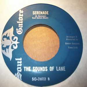 SOUNDS OF LANE — SERENADE / SAME record label scan