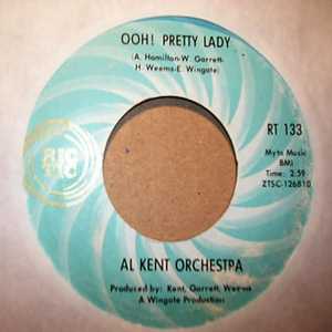 AL KENT ORCHESTRA — OHH! PRETTY BABY / FINDERS KEEPERS record label scan