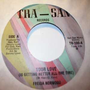 FREIDA NORWOOD YOUR LOVE / INSTRUMENTAL