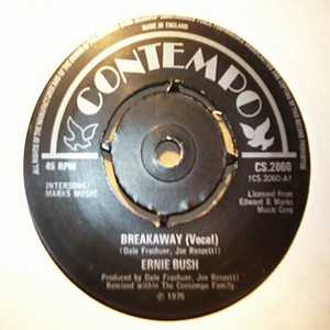 ERNIE BUSH — BREAKAWAY / INSTRUMENTAL record label scan