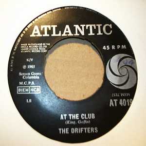 DRIFTERS — AT THE CLUB / ANSWER THE PHONE record label scan